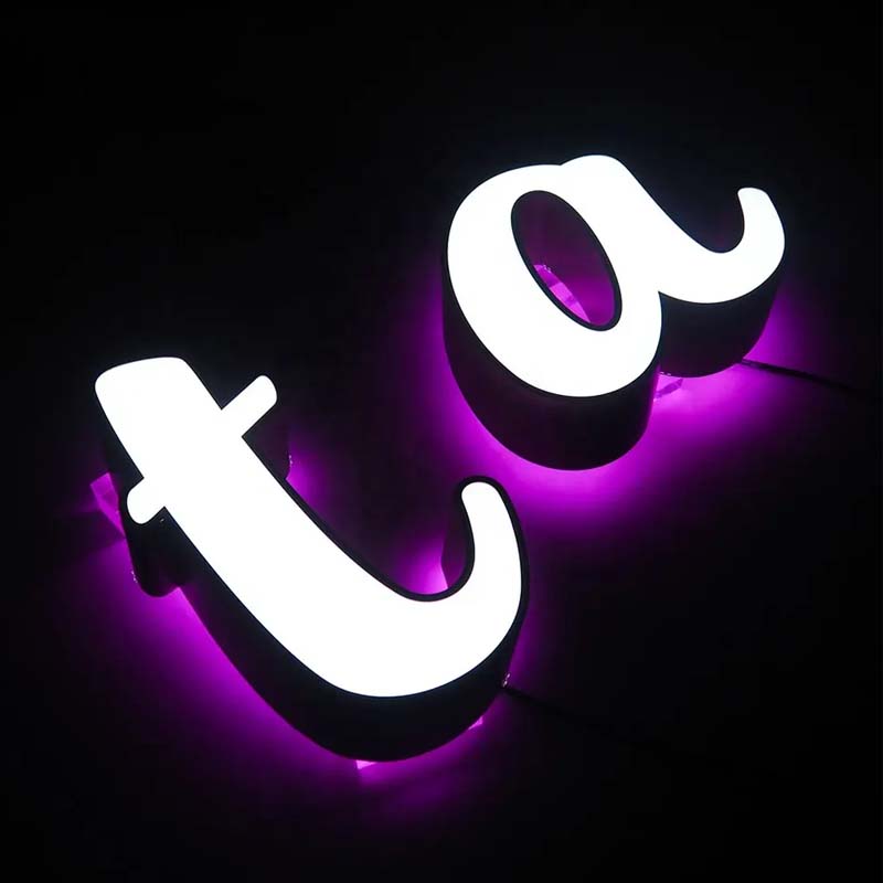 Front lit channel letters∣Erybaysign Manufacturing