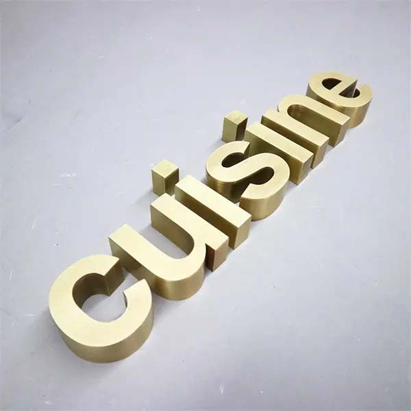 Stainless Steel Letters∣Erybaysign Manufacturing