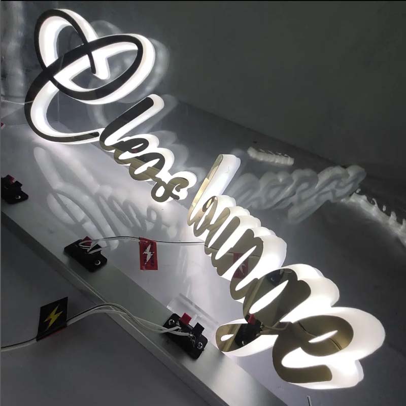 White acrylic letters ∣Erybaysign Manufacturing