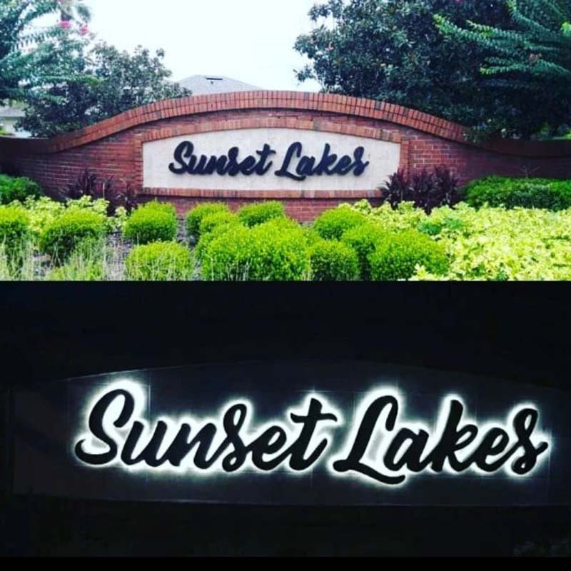 acrylic letters for outdoor signs ∣Erybaysign Manufacturing
