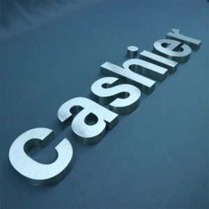 custom cut metal letters