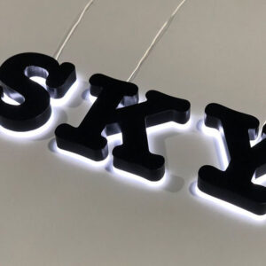 laser cut Acrylic Led Backlit Letters & Sign